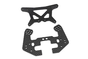 Yeah Racing Carbon Fibre Front and Rear Shock Towers 2Pcs