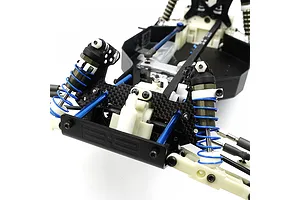 Yeah Racing Carbon Fibre Front and Rear Shock Towers 2Pcs image 2
