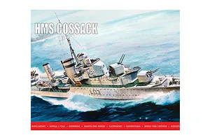 Airfix 1/600 HMS Cossack Destroyer Scaled Plastic Model Kit image 147089