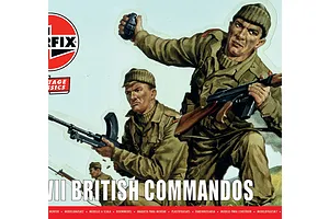 Airfix 1/32 WWII British Commandos Scaled Plastic Model Kit