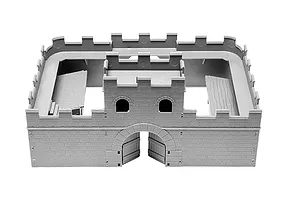 Airfix 1/76 Roman Fort & Figurines Scaled Plastic Model Kit image 147142