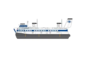 Airfix 1/144 SR.N4 Hovercraft Scaled Plastic Model Kit image 147154