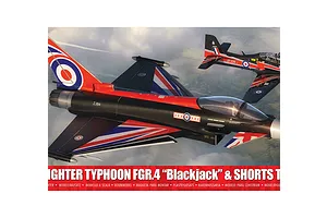 Airfix 1/72 Eurofighter Typhoon FGR.4 "Blackjack" &amp; Shorts Tucano T.1 Scaled Plastic Model Kit - Twin Pack