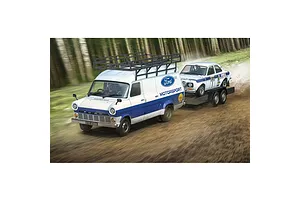 Scalextric 1/32 Ford Transit MK1 and Escort MK1 - Ford Motorsport Slot Cars Twin Pack image 3