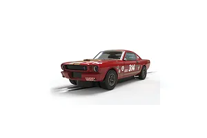 Scalextric 1/32 Shelby Mustang GT350H - Red and Gold Slot Car image 147378