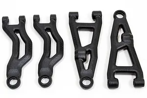 RPM Front Upper and Lower Suspension Arms 4Pcs - Black