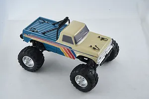 FMS Ford F-100 RS RC Monster Truck Electric Brushless 2WD 1/10 Scale RTR - Beige/Blue image 147594
