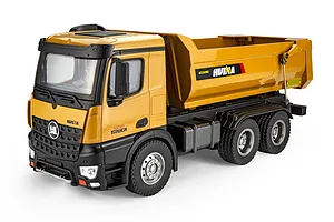 HuiNa 1582 RC Dump Truck 6WD 1/14 Scale RTR - Yellow