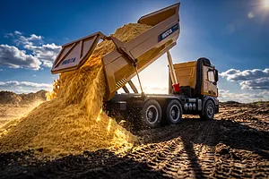 HuiNa 1582 Diecast RC Truck 4WD 1/14 Scale RTR - Yellow image 147621