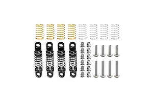 GPM Aluminium 22mm Adjustable Shocks 4Pcs - Silver