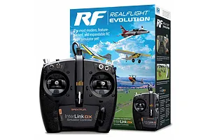 RealFlight Evolution Flight Simulator with Mode Changeable Interlink Controller
