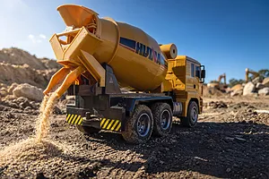 HuiNa 1333 Cement Mixer RC Construction Vehicle Electric 1/18 Scale RTR image 147723