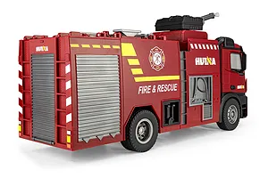 Huina 1562 Fire Truck with Water Cannon RC Fire Truck Electric 2WD 1/14 Scale RTR image 147882