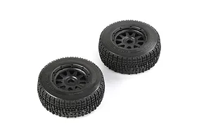 Rovan 1/5 5SC Tyres on Black Rims - Beadlock Wheels 2Pcs image 3