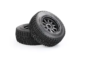 Rovan 1/5 5SC Tyres on Black Rims - Beadlock Wheels 2Pcs image 6