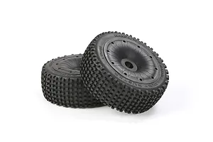 Rovan 1/5 Dirt Buster Tyres on Black Closed Rims - Beadlock Wheels 2Pcs image 4