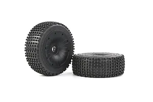 Rovan 1/5 Dirt Buster Tyres on Black Closed Rims - Beadlock Wheels 2Pcs image 7