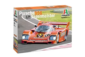 Italeri 1/24 Porsche 956 Jägermeister Scaled Plastic Model Kit