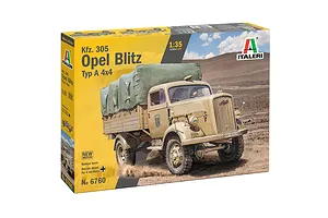 Italeri 1/35 Kfz.305 Opel Blitz Typ A 4x4 Medium Truck Scaled Plastic Model Kit