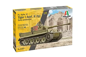 Italeri 1/35 Pz. Kpfw. VI Tiger I Ausf. E (tp) Early Production Tank Scaled Plastic Model Kit