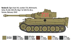 Italeri 1/35 Pz. Kpfw. VI Tiger I Ausf. E (tp) Early Production Tank Scaled Plastic Model Kit image 6