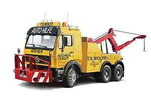 Italeri 1/24 Mercedes-Benz Wrecker Tow Truck Scaled Plastic Model Kit image 148235