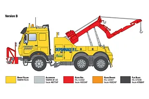 Italeri 1/24 Mercedes-Benz Wrecker Tow Truck Scaled Plastic Model Kit image 148237