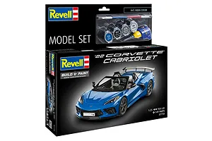Revell 1/25 Corvette C8 Cabriolet Scaled Plastic Model Starter Kit image 2