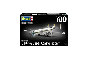 Revell 1/144 scale Lockheed L-1049G Super Constellation Lufthansa model kit box art showing the assembled aircraft.