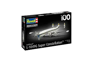 Revell 1/144 scale Lockheed L-1049G Super Constellation Lufthansa model aircraft kit box.