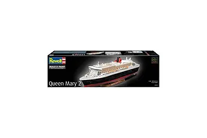 Revell 1/400 Queen Mary 2 Ocean Liner Scaled Plastic Model Kit image 148365
