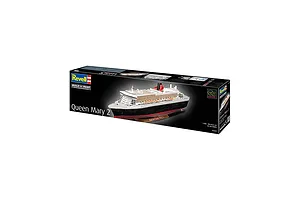 Revell 1/400 Queen Mary 2 Ocean Liner Scaled Plastic Model Kit image 148366