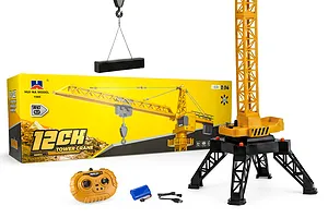 HuiNa 1585 Tower Crane RC Crane Electric 1/14 Scale RTR image 148495