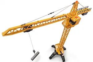 HuiNa 1585 Tower Crane RC Crane Electric 1/14 Scale RTR image 148496