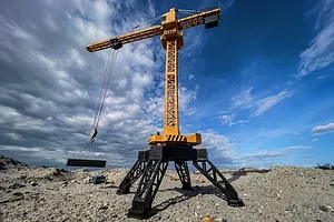 HuiNa 1585 Tower Crane RC Crane Electric 1/14 Scale RTR image 148498