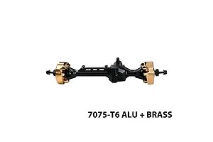 GPM SCX10 Pro Aluminium &amp; Brass Front Differential/Axle Housing