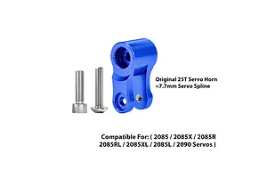 GPM Blue Aluminium 25T Servo Horn