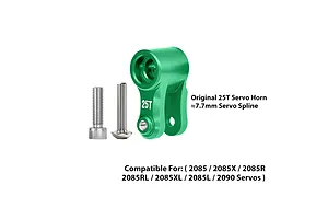 GPM Green Aluminium 25T Servo Horn