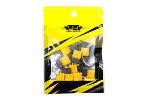 A pack of Yeah Racing MR30 connectors in a yellow and black branded plastic bag.