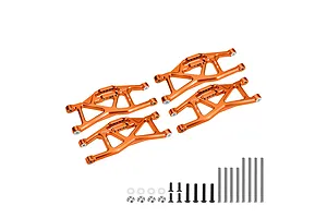 GPM Orange Aluminium Traxxas Maxx Front And Rear Lower Arms Set