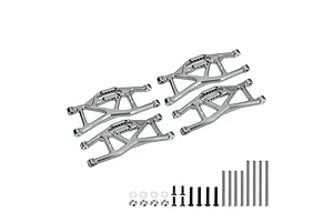 GPM Grey Aluminium Traxxas Maxx Front And Rear Lower Arms Set