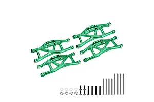 GPM Green Aluminium Traxxas Maxx Front And Rear Lower Arms Set