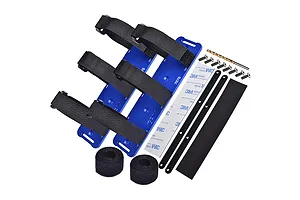 GPM Blue Aluminium Battery Hold-Down Set