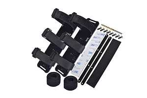 GPM Black Aluminium Battery Hold-Down Set