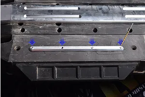 GPM Silver Aluminium Battery Hold-Down Set image 5