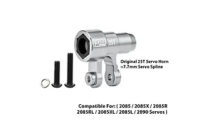 GPM Silver Aluminium 25T Servo Horn image 148788