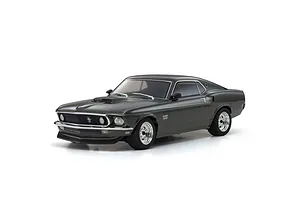 Kyosho Fazer Mk2 1969 Ford Mustang Boss 429 RC Car Electric 4WD 1/10 Scale RTR - Black Jade image 149049