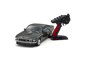 Kyosho Fazer Mk2 1969 Ford Mustang Boss 429 RC Car Electric 4WD 1/10 Scale RTR - Black Jade image 149062