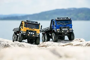 Hobby Plus CR-18P Arktos V1.5 6x6 Flatbed RC Truck Electric 6WD 1/18 Scale RTR - Sand image 149118