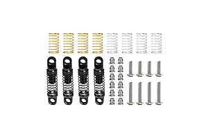 GPM Aluminium 22mm Adjustable Shocks 4Pcs - Black